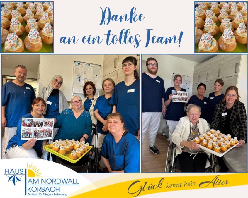 Wir überraschen unsere Pflegekräfte zum Tag der Pflege mit selbstgebackenen Muffins
